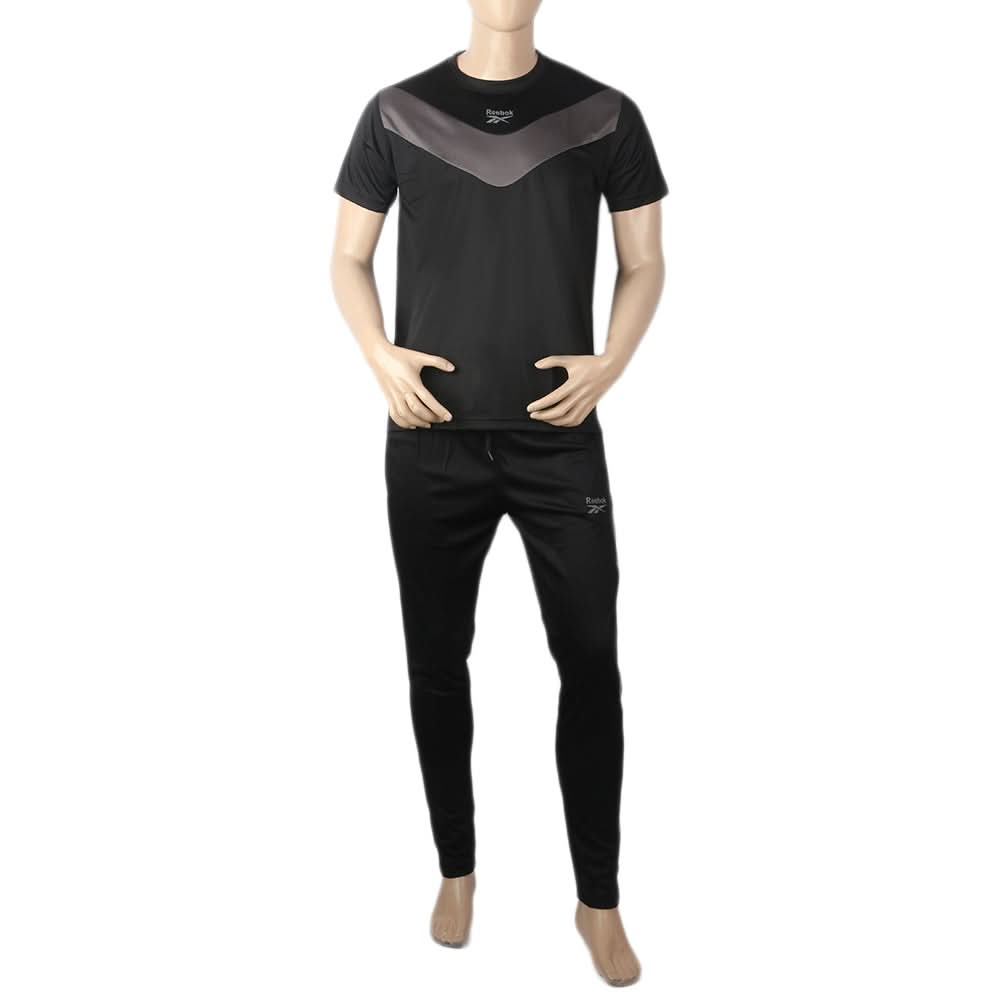Men's Half Sleeves Track Suit - Black, Men, Track Suits, Chase Value, Chase Value