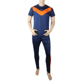 Men's Half Sleeves Track Suit - Navy Blue, Men, Track Suits, Chase Value, Chase Value