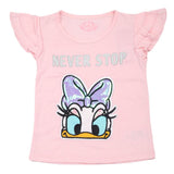 Girls Half Sleeves T-Shirt - Light Pink, Kids, Girls T-Shirts, Chase Value, Chase Value