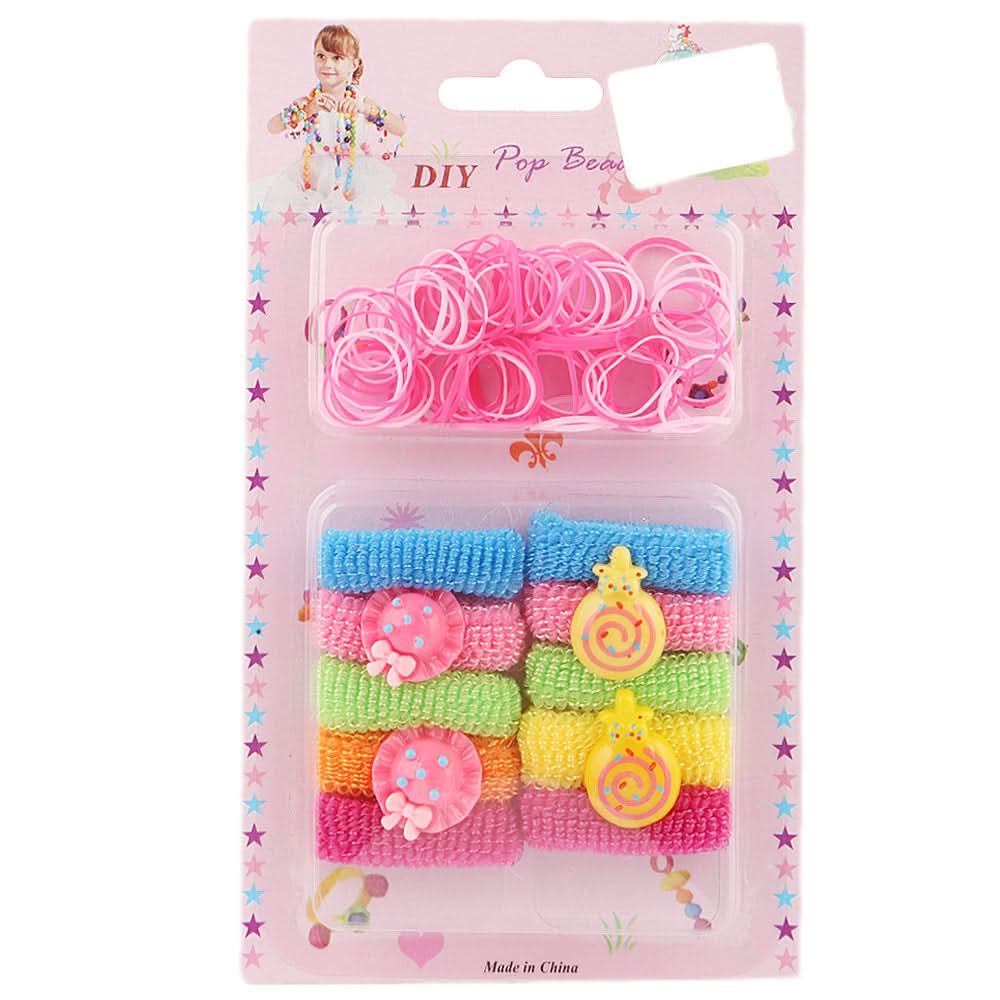 Girls Headband & Pony - Multi, Kids, Hair Accessories, Chase Value, Chase Value