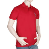 Men's Half Sleeves Polo T-Shirt - Red, Men, T-Shirts And Polos, Chase Value, Chase Value