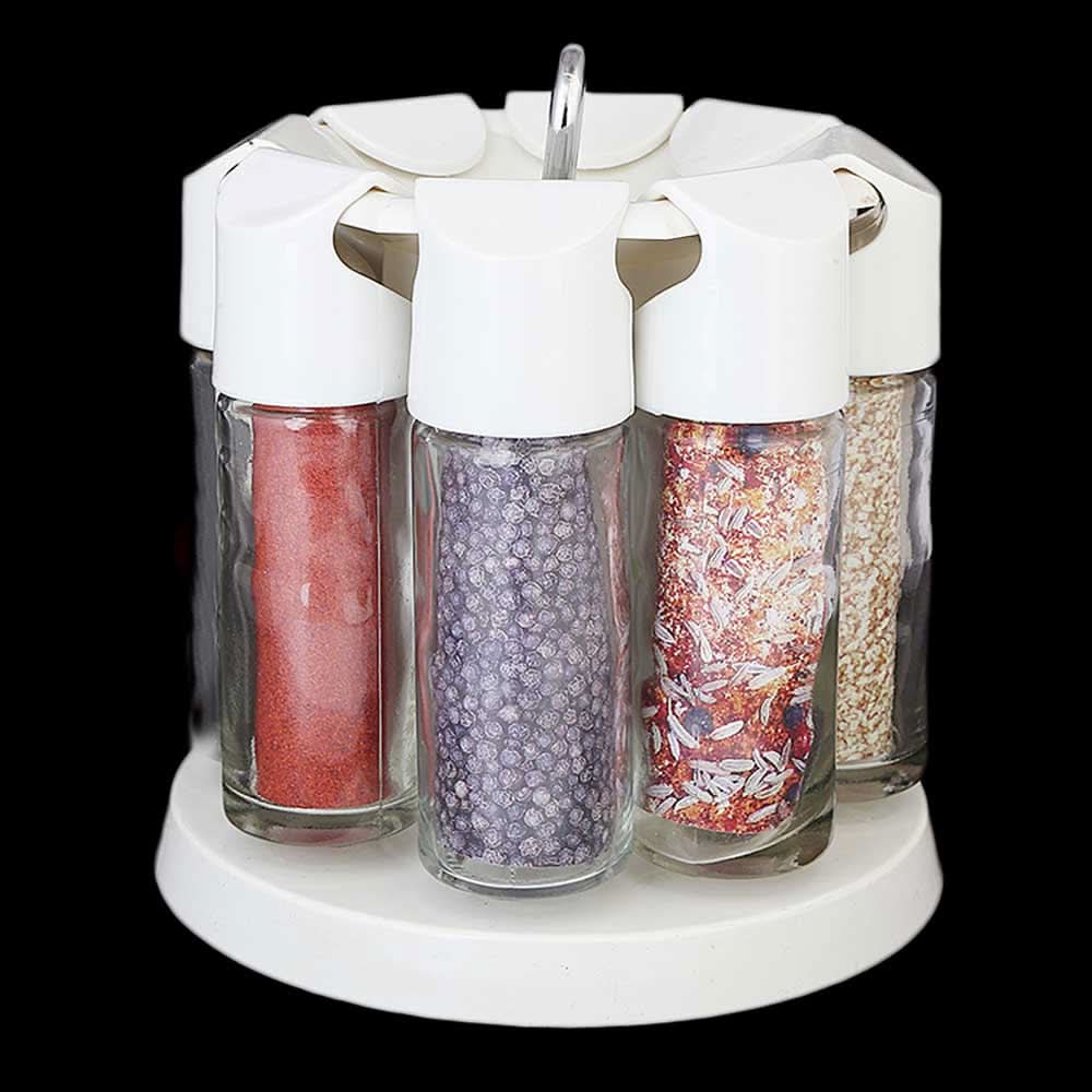 Spice Jar 8 Pcs Set - White, Home & Lifestyle, Storage Boxes, Chase Value, Chase Value