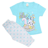 Girls Half Sleeves Suit With Tights - Sky-Blue, Kids, Girls Sets And Suits, Chase Value, Chase Value