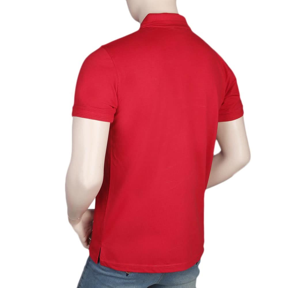 Men's Half Sleeves Polo T-Shirt - Red, Men, T-Shirts And Polos, Chase Value, Chase Value