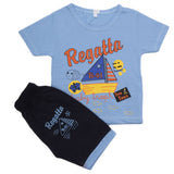 Boys Half Sleeves Short Suit  - Blue, Kids, Boys Sets And Suits, Chase Value, Chase Value