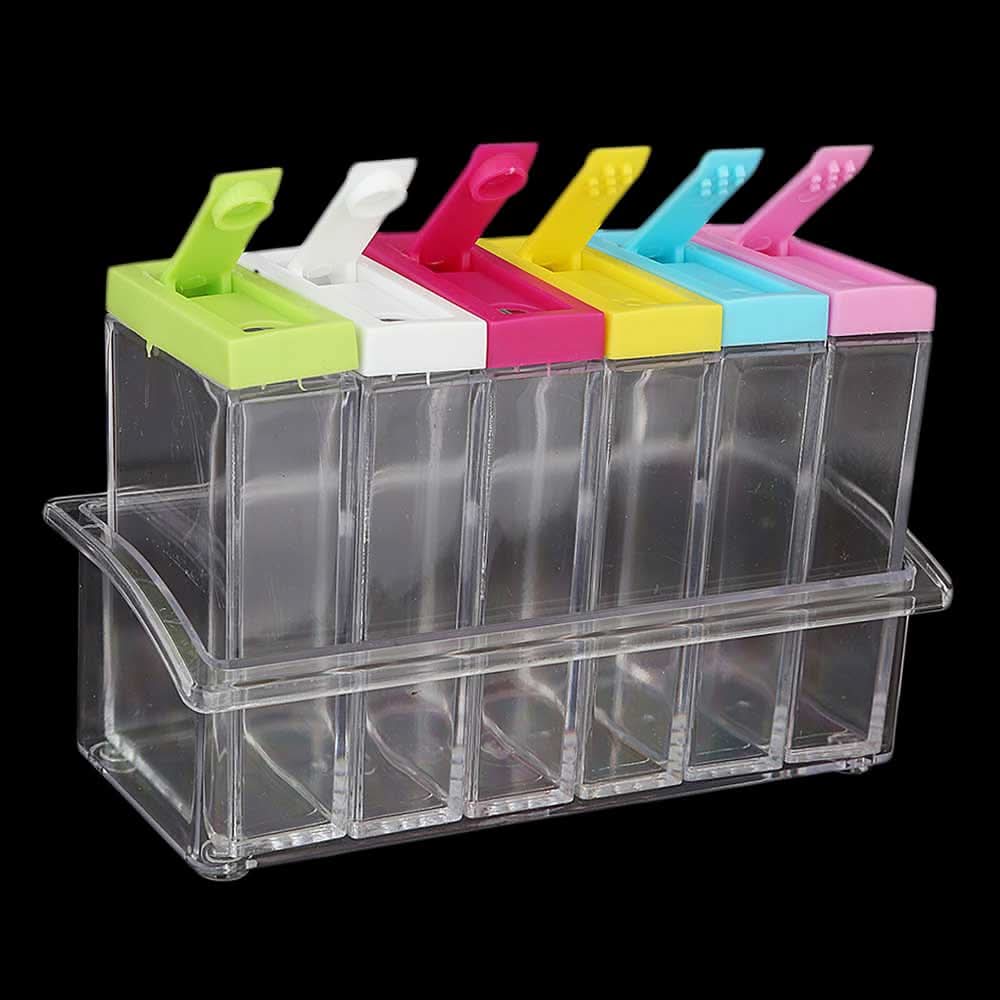 Seasoning 6 Piece Set - Multi, Home & Lifestyle, Storage Boxes, Chase Value, Chase Value
