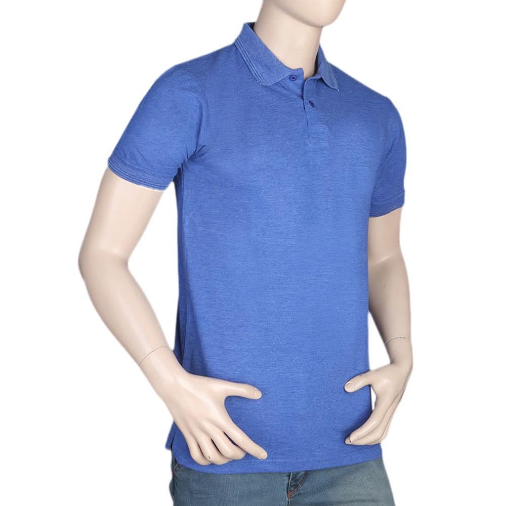 Men's Half Sleeves Polo T-Shirt - Royal Blue, Men, T-Shirts And Polos, Chase Value, Chase Value