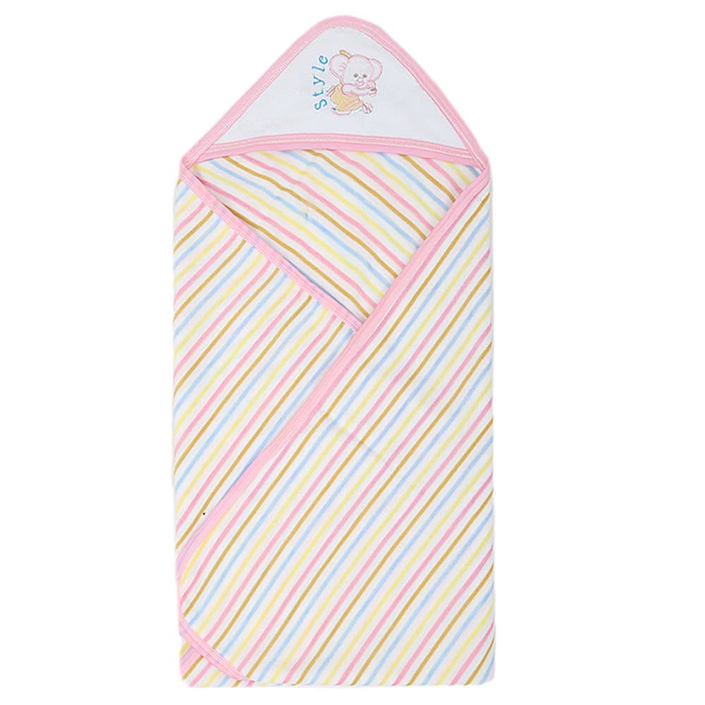 Newborn Sunny Bath Towel - Pink, Kids, Bath Accessories, Chase Value, Chase Value