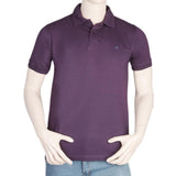 Men's Half Sleeves Polo T-Shirt - Purple, Men, T-Shirts And Polos, Chase Value, Chase Value