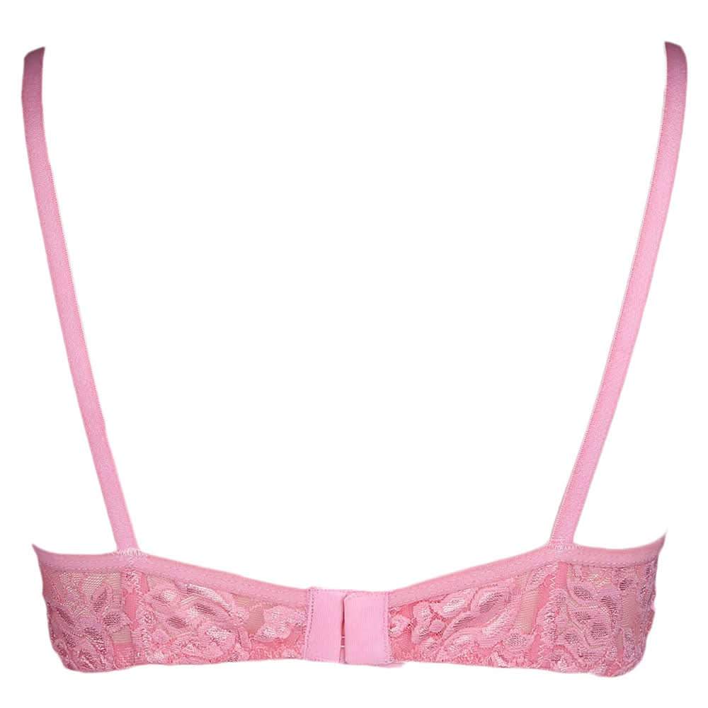 Women's Fancy Rose Bra - Light Pink - test-store-for-chase-value