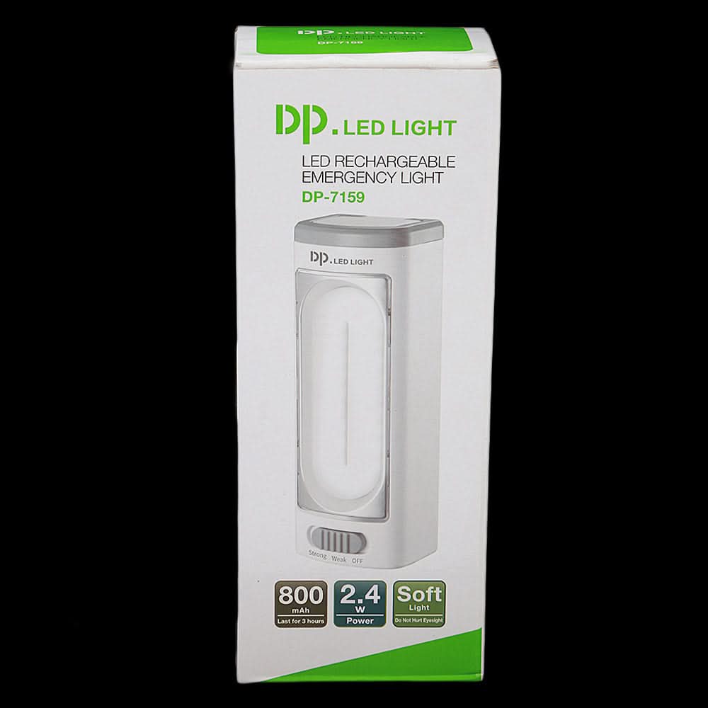 Rechargeable Emergency Light (DP-7159) - White, Home & Lifestyle, Emergency Lights & Torch, Chase Value, Chase Value