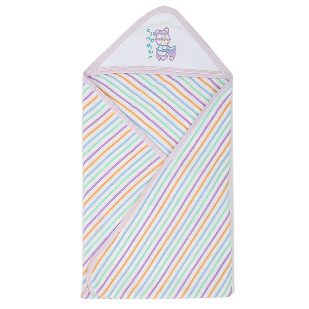 Newborn Sunny Bath Towel - Light Purple, Kids, Bath Accessories, Chase Value, Chase Value