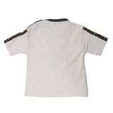Newborn Boys Round Neck Half Sleeves T-Shirt - White, Kids, NB Boys Shirts And T-Shirts, Chase Value, Chase Value