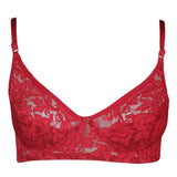 Women's Fancy Rose Bra - Maroon - test-store-for-chase-value