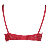 Women's Fancy Rose Bra - Maroon - test-store-for-chase-value