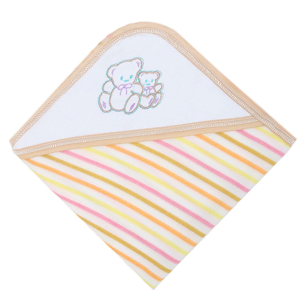 Newborn Sunny Bath Towel - Beige, Kids, Bath Accessories, Chase Value, Chase Value