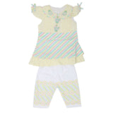 Newborn Girls Half Sleeves Suit - Yellow, Kids, Newborn Girls Sets And Suits, Chase Value, Chase Value