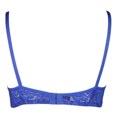 Women's Fancy Rose Bra - Blue - test-store-for-chase-value