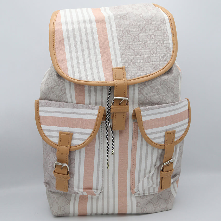 Girls Backpack (ZH 228) Brown, Kids, School And Laptop Bags, Chase Value, Chase Value