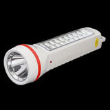 Rechargeable LED Torch Light (DP-9111) - White, Home & Lifestyle, Emergency Lights & Torch, Chase Value, Chase Value