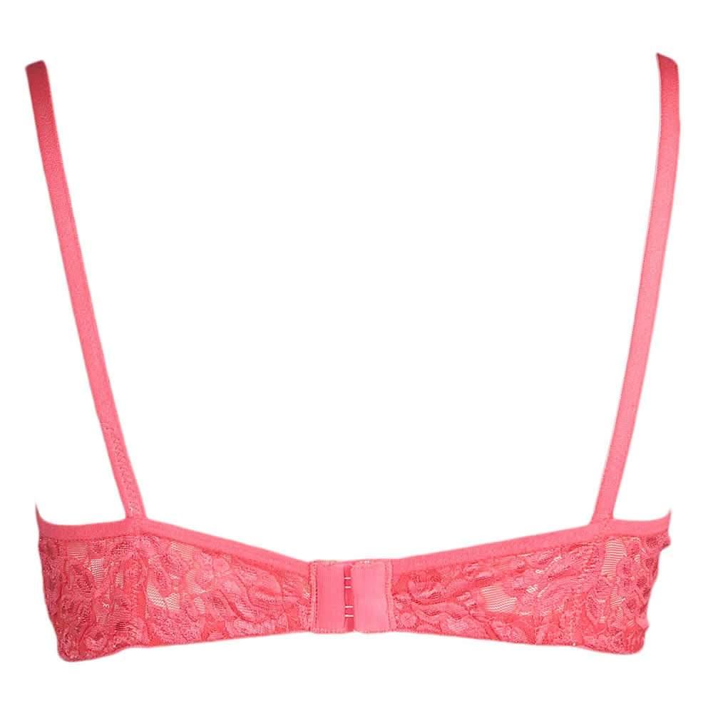 Women's Fancy Rose Bra - Pink - test-store-for-chase-value