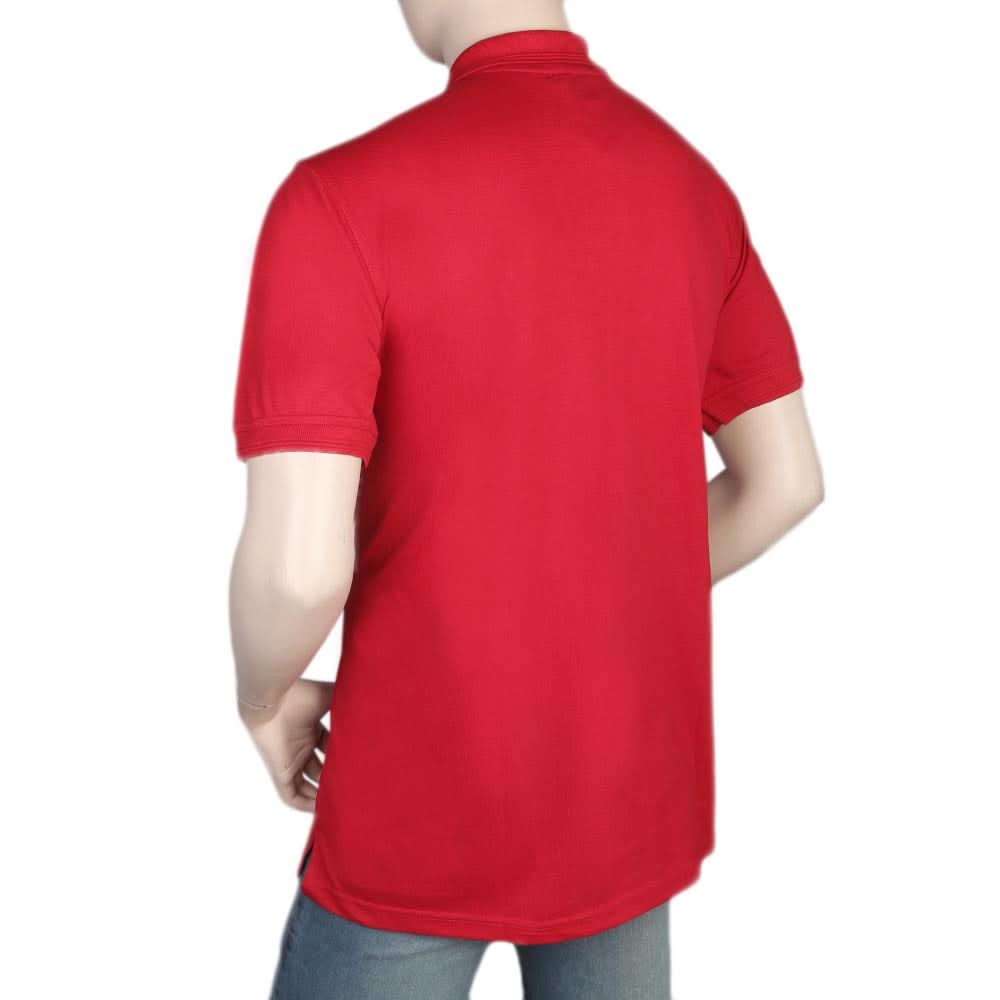 Men's Half Sleeves Polo T-Shirt - Red, Men, T-Shirts And Polos, Chase Value, Chase Value