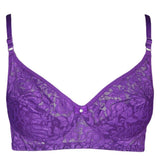 Women's Fancy Rose Bra - Purple - test-store-for-chase-value