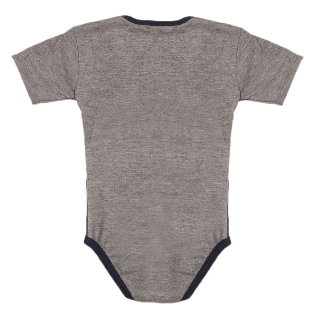 Newborn Boys Half Sleeves Romper - Grey, Kids, Newborn Boys Rompers, Chase Value, Chase Value