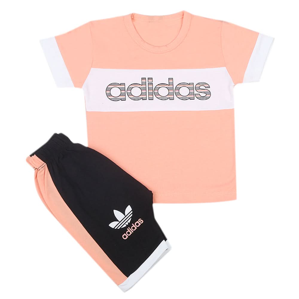 Boys Short Suit - Peach, Kids, Boys Sets And Suits, Chase Value, Chase Value