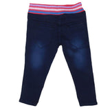 Girls Stretchable Denim Pant - Dark Blue, Kids, Pants And Capri, Chase Value, Chase Value