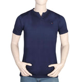 Men's Half Sleeves T-Shirt - Navy Blue, Men, T-Shirts And Polos, Chase Value, Chase Value