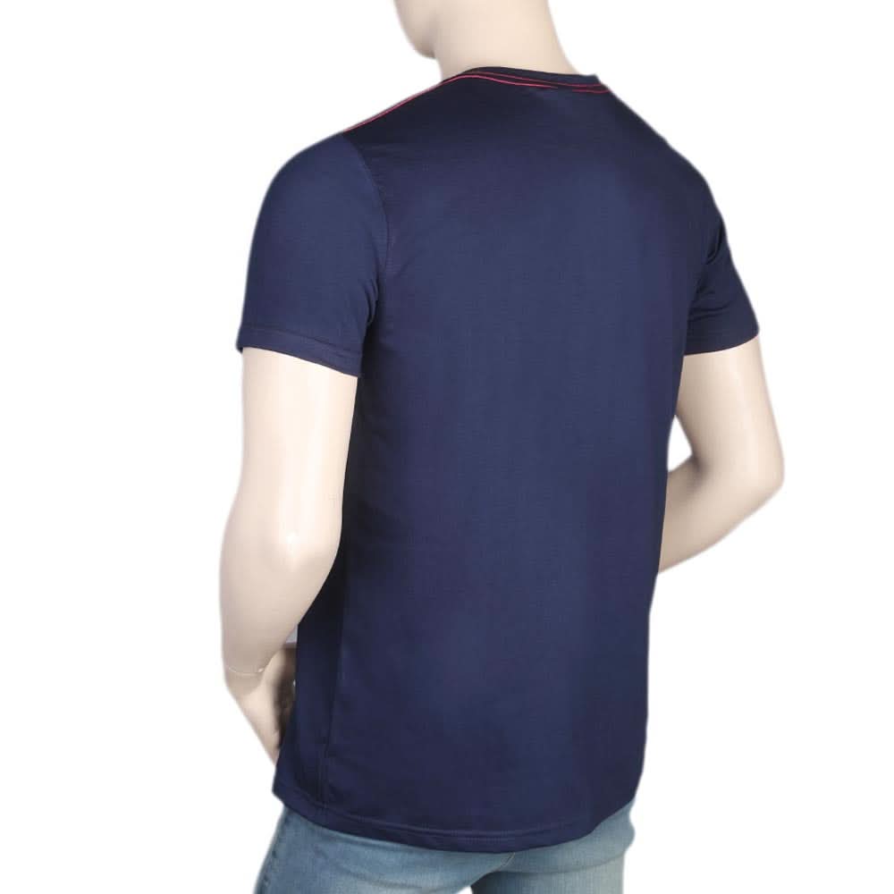Men's Half Sleeves T-Shirt - Navy Blue, Men, T-Shirts And Polos, Chase Value, Chase Value