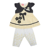 Newborn Girls Half Sleeves Suit - Yellow, Kids, Newborn Girls Sets And Suits, Chase Value, Chase Value