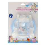 Newborn Baby Feeding Set 7 Pcs - Blue, Kids, Feeding Supplies, Chase Value, Chase Value