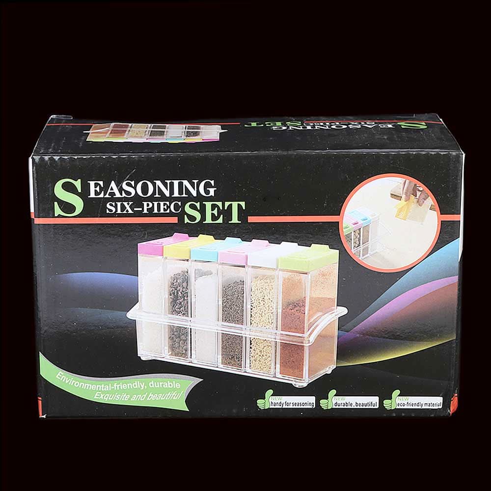 Seasoning 6 Piece Set - Multi, Home & Lifestyle, Storage Boxes, Chase Value, Chase Value