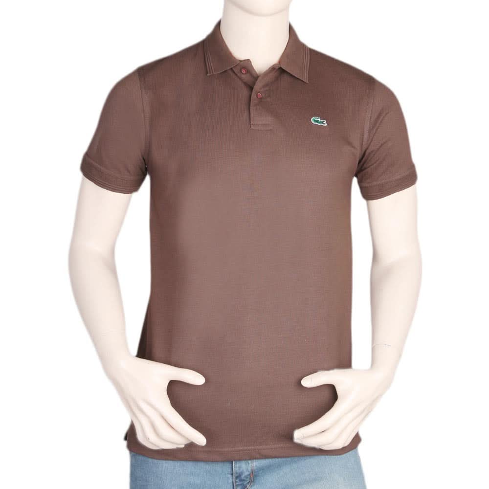 Men's Half Sleeves Polo T-Shirt - Coffee, Men, T-Shirts And Polos, Chase Value, Chase Value