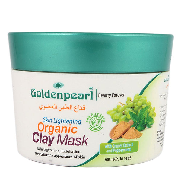 Golden Pearl Skin Lightening Organic Clay Mask - 300ml, Beauty & Personal Care, Masks, Golden Pearl, Chase Value