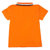 Boys Half Sleeves Polo T-Shirt - Orange, Boys T-Shirts, Chase Value, Chase Value