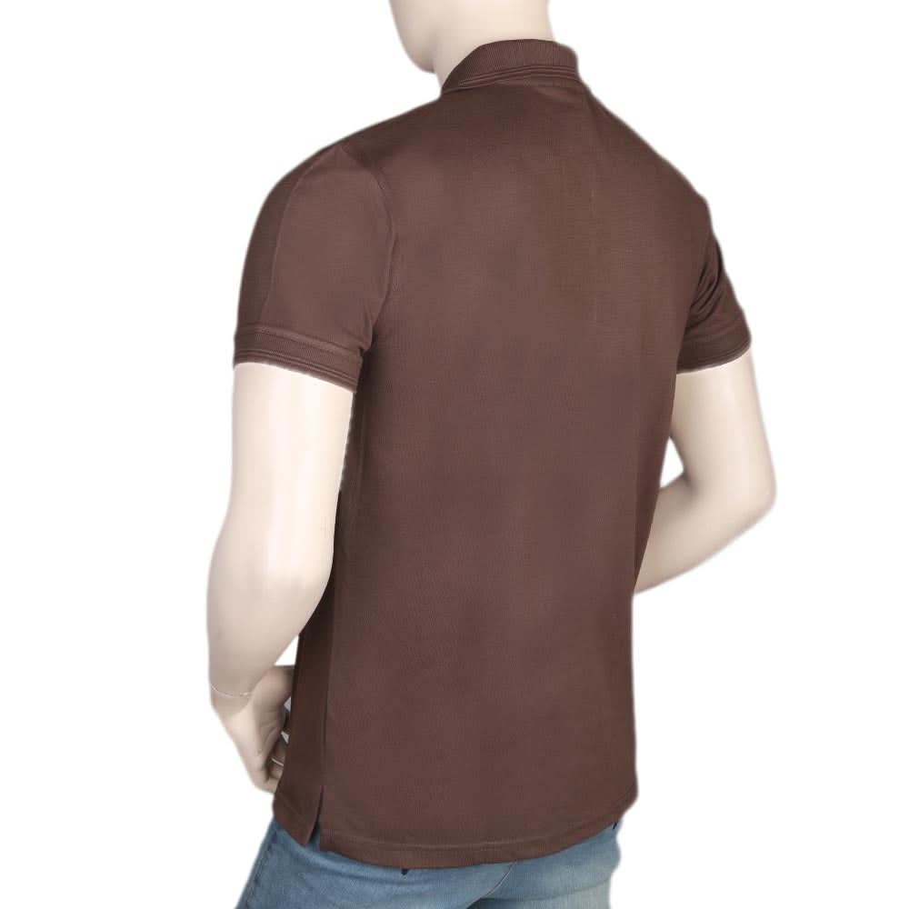 Men's Half Sleeves Polo T-Shirt - Coffee, Men, T-Shirts And Polos, Chase Value, Chase Value