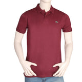 Men's Half Sleeves Polo T-Shirt - Maroon, Men, T-Shirts And Polos, Chase Value, Chase Value