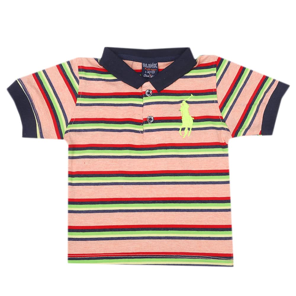 Boys Half Sleeves Polo T-Shirt - Multi, Kids, Boys T-Shirts, Chase Value, Chase Value