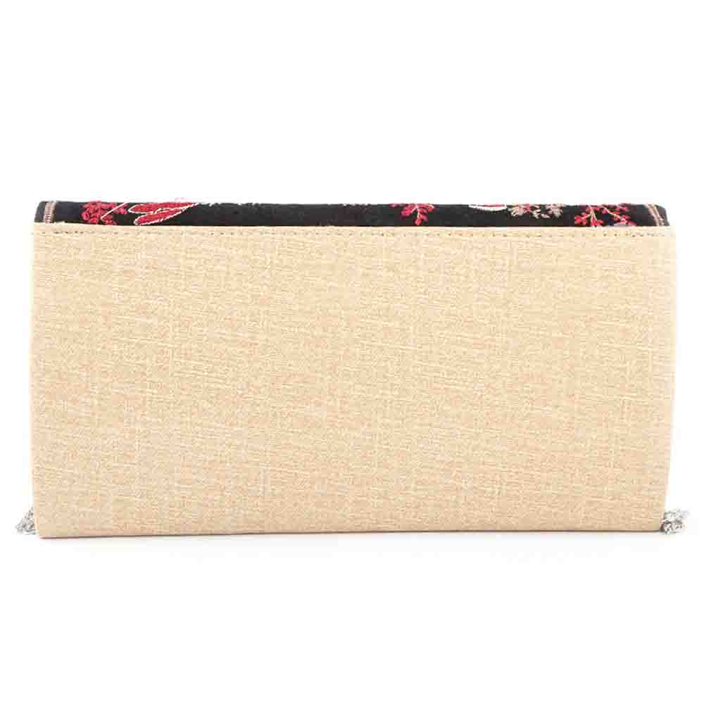 Women's Embroidered Clutch (9035) - Fawn, Women, Clutches, Chase Value, Chase Value