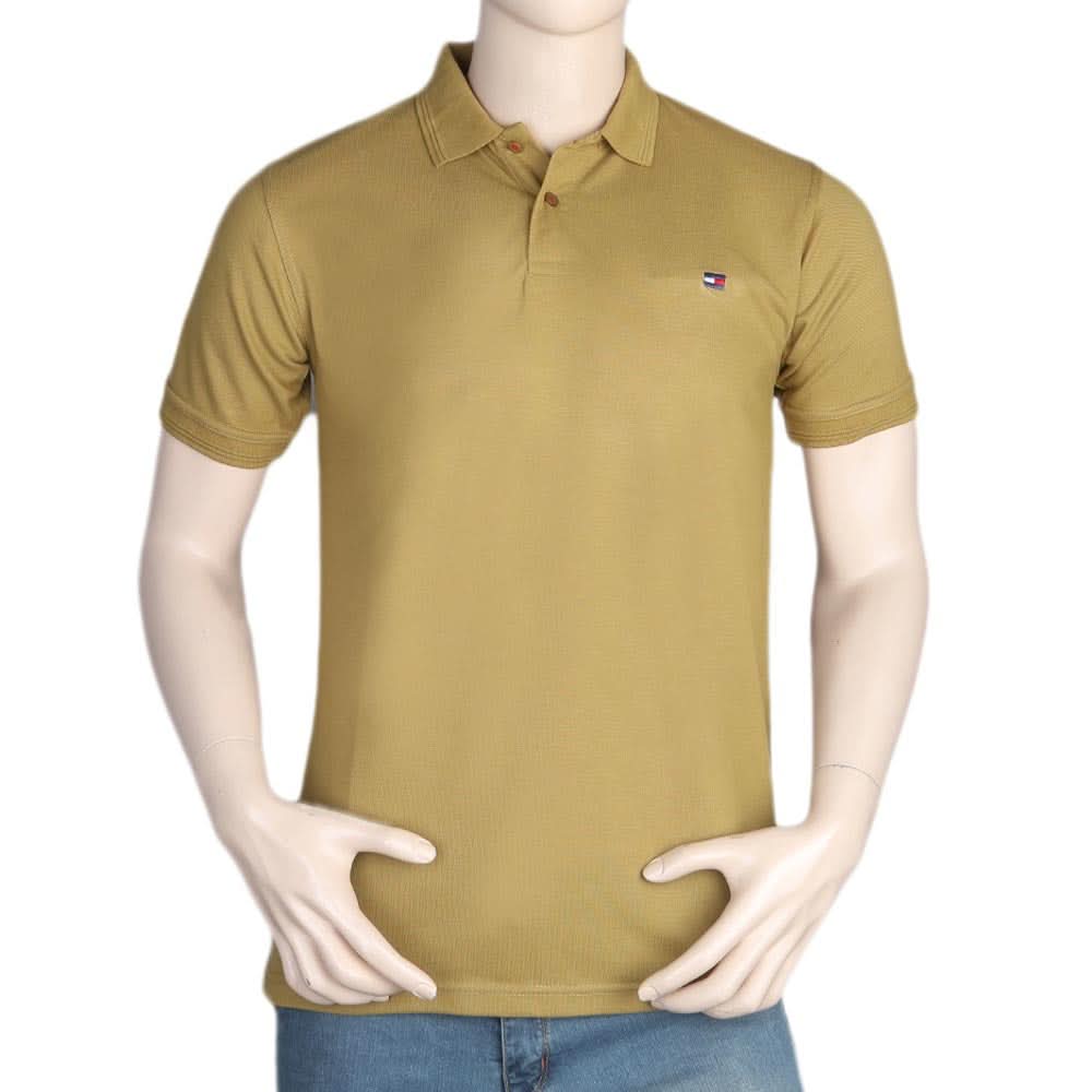 Men's Half Sleeves Polo T-Shirt - Mustard, Men, T-Shirts And Polos, Chase Value, Chase Value