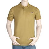 Men's Half Sleeves Polo T-Shirt - Mustard, Men, T-Shirts And Polos, Chase Value, Chase Value