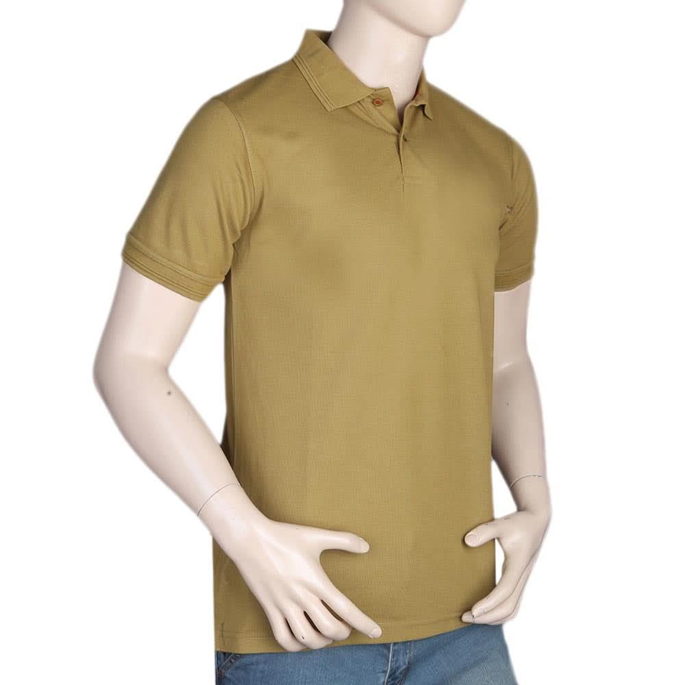 Men's Half Sleeves Polo T-Shirt - Mustard, Men, T-Shirts And Polos, Chase Value, Chase Value