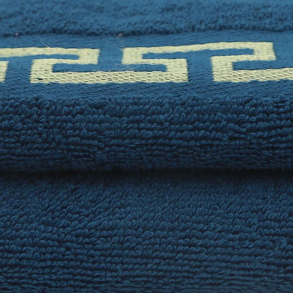 Face Towel Greek Border - Navy Blue, Home & Lifestyle, Face Towels, Chase Value, Chase Value