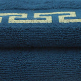 Face Towel Greek Border - Navy Blue, Home & Lifestyle, Face Towels, Chase Value, Chase Value
