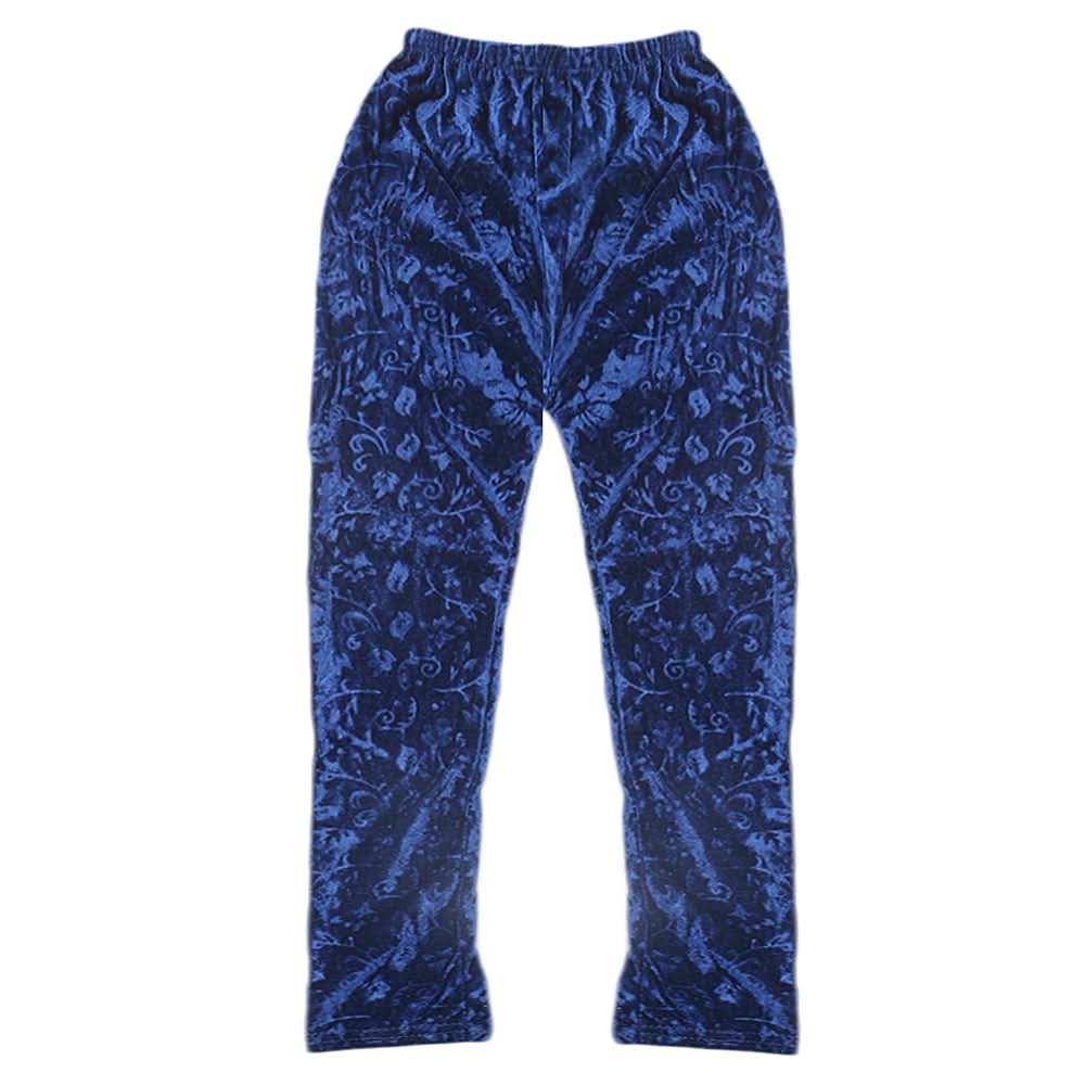 Girls Velvet Tights - Navy Blue, Kids, Tights Leggings And Pajama, Chase Value, Chase Value