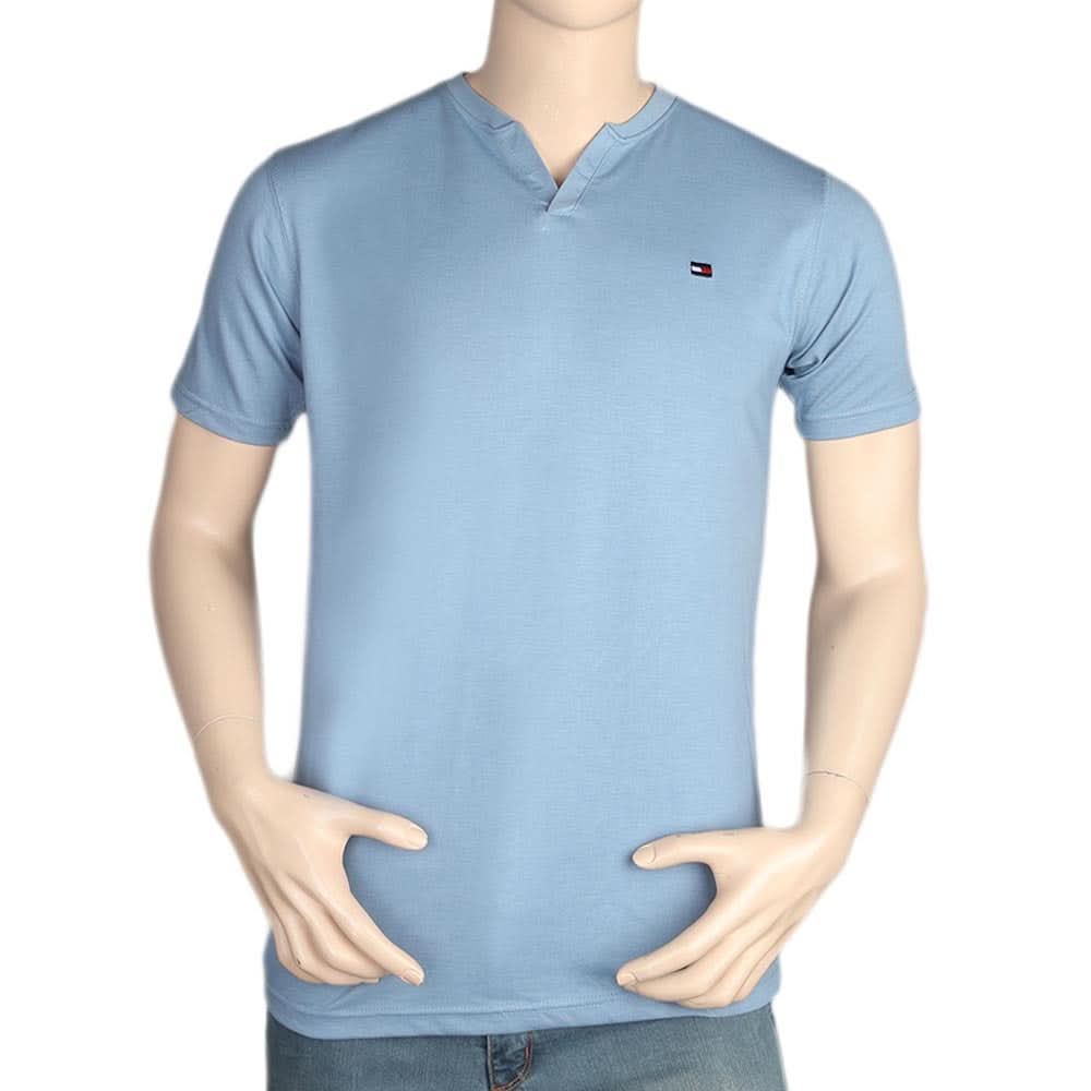 Men's Half Sleeves T-Shirt - Blue, Men, T-Shirts And Polos, Chase Value, Chase Value