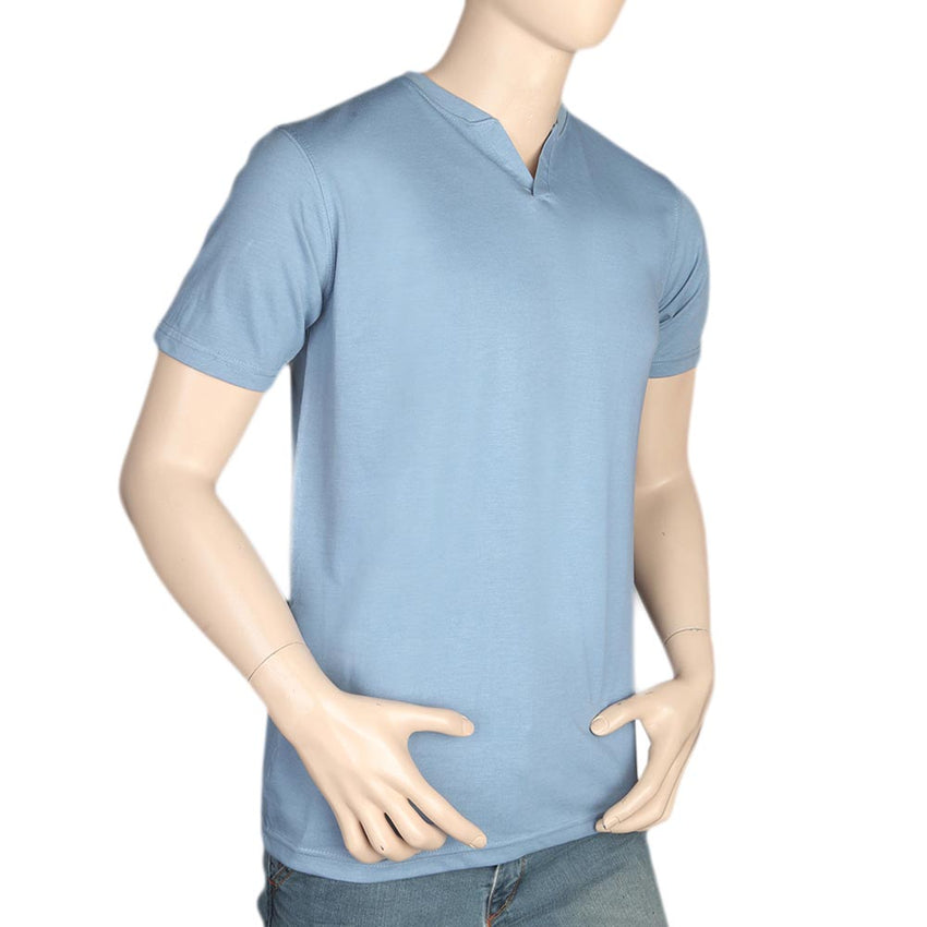 Men's Half Sleeves T-Shirt - Blue, Men, T-Shirts And Polos, Chase Value, Chase Value